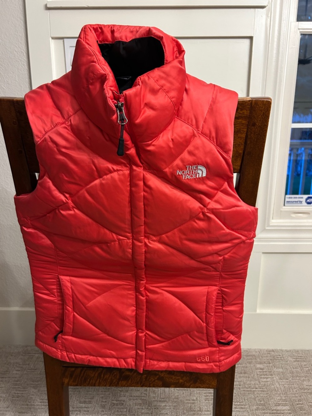 The North Face Red Quilted Insulated Vest